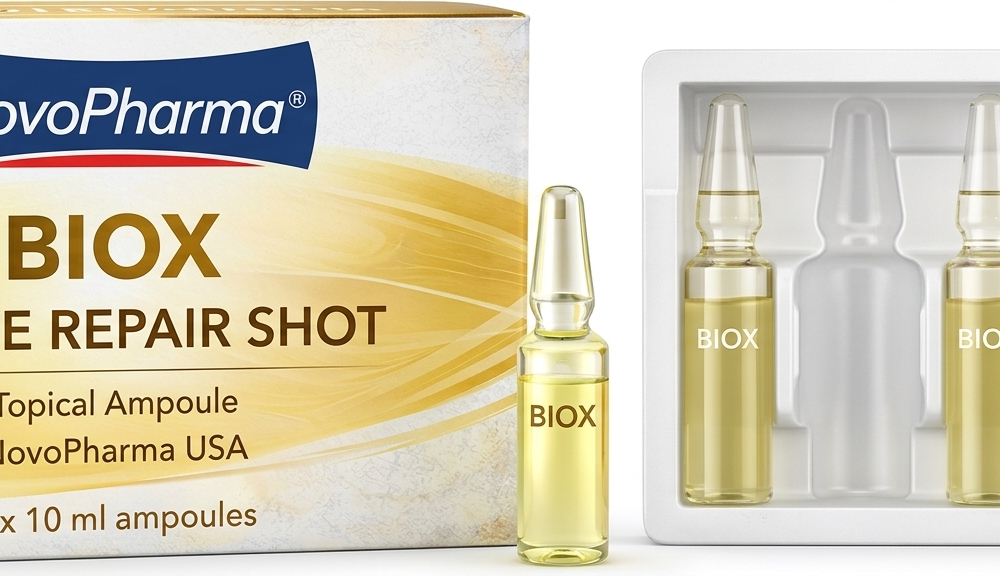 BIOX ACTIVE REPAIR SHOT Ampolla tópica / NovoPHarma USA